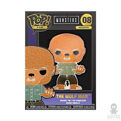 Funko Pin The Wolf Man 08 The Wolf Man By Universal Studios - Limited Edition