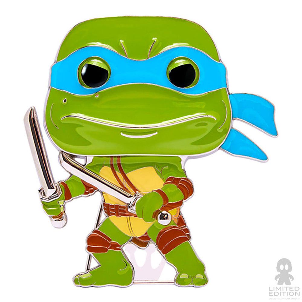 Funko Pin Leonardo 19 Las Tortugas Ninja By Nickelodeon - Limited Edition