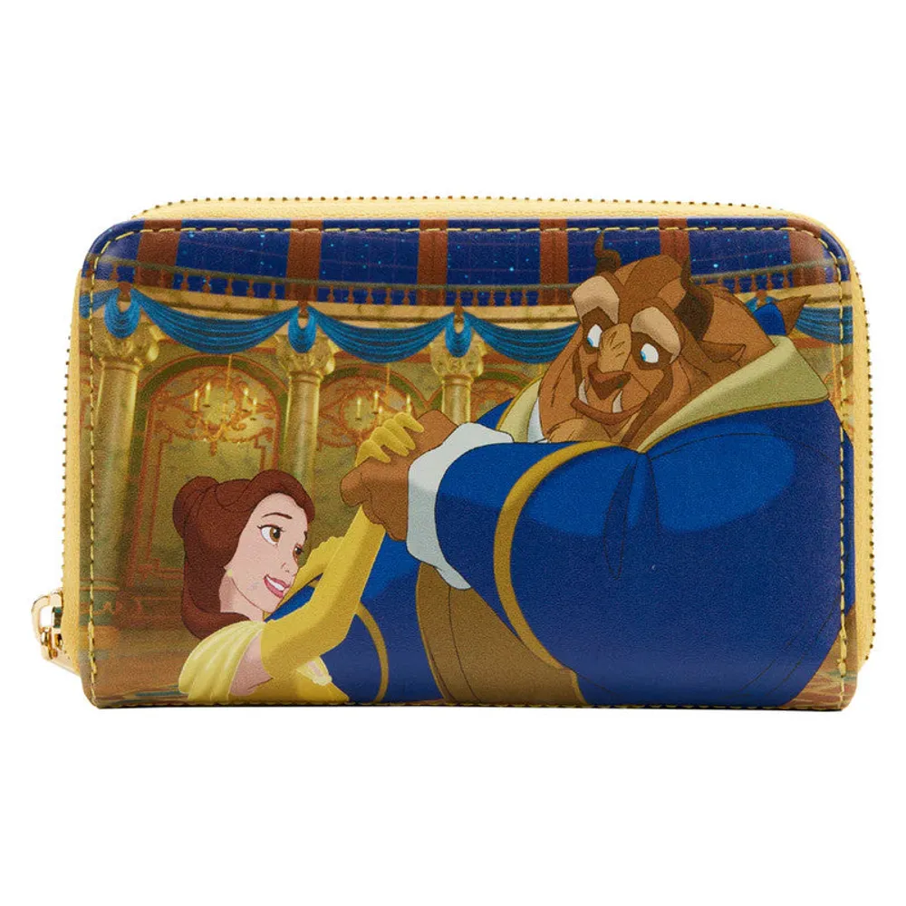 Loungefly Cartera Princess Scene La Bella Y La Bestia By Disney - Limited Edition