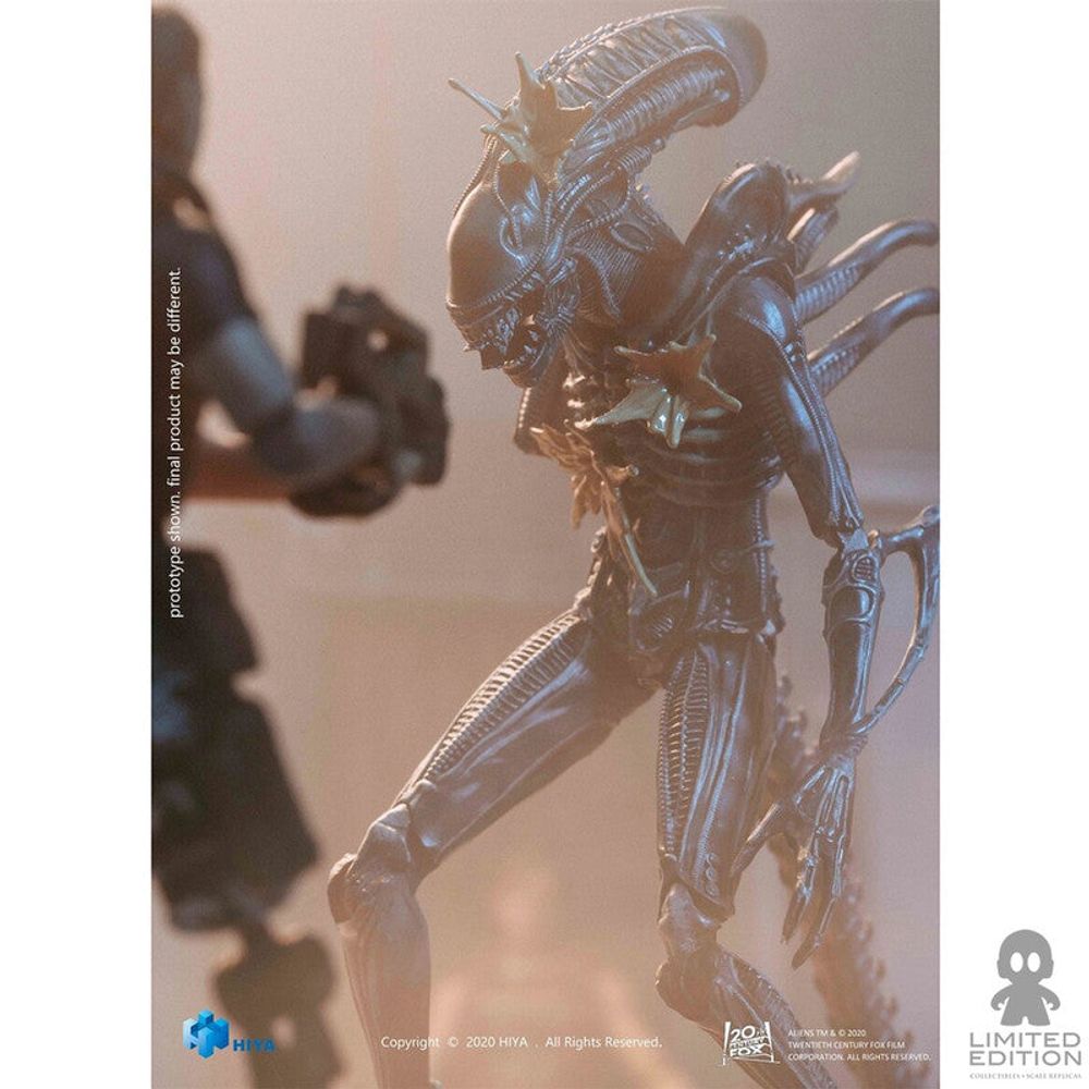 Hiya Toys Figura Articulada Battle Damage Alien Warrior Exclusive Alien