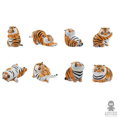 Artoys Limited Edition Blindbox Set Fat Tiger Emoticons 8 Pz Fat Tiger