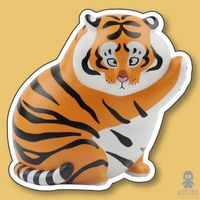 Artoys Limited Edition Blindbox Set Fat Tiger Emoticons 8 Pz Fat Tiger