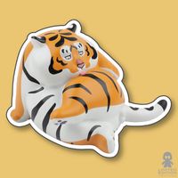 Artoys Limited Edition Blindbox Set Fat Tiger Emoticons 8 Pz Fat Tiger