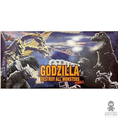 Mezco Toyz Set Godzilla Destroy All Monsters Round 1 Godzilla - Limited Edition