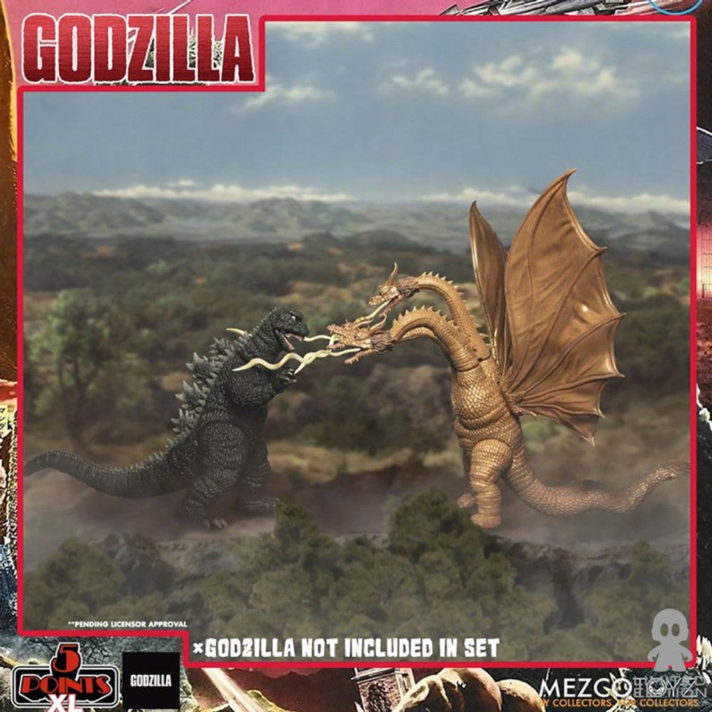 Mezco Toyz Set Figura Godzila Destroy All Monsters 1968 Round 2 Godzilla - Limited Edition