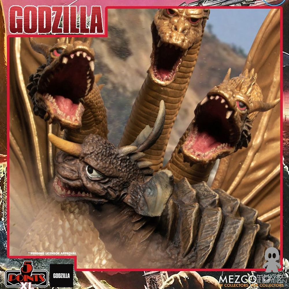 Mezco Toyz Set Figura Godzila Destroy All Monsters 1968 Round 2 Godzilla - Limited Edition