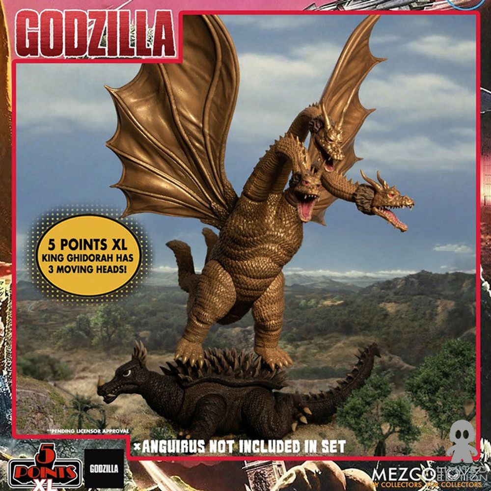 Mezco Toyz Set Figura Godzila Destroy All Monsters 1968 Round 2 Godzilla - Limited Edition