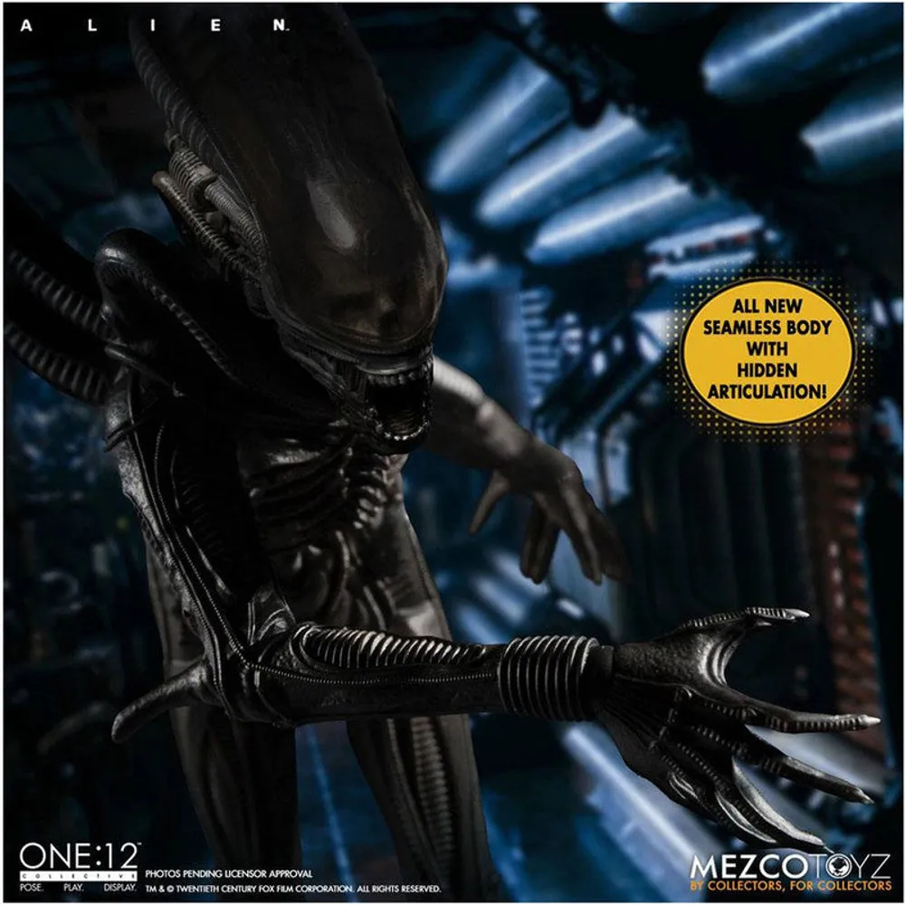 Mezco Toyz Figura Articulada Collective Alien One: 12 Alien By Ridley Scott - Limited Edition