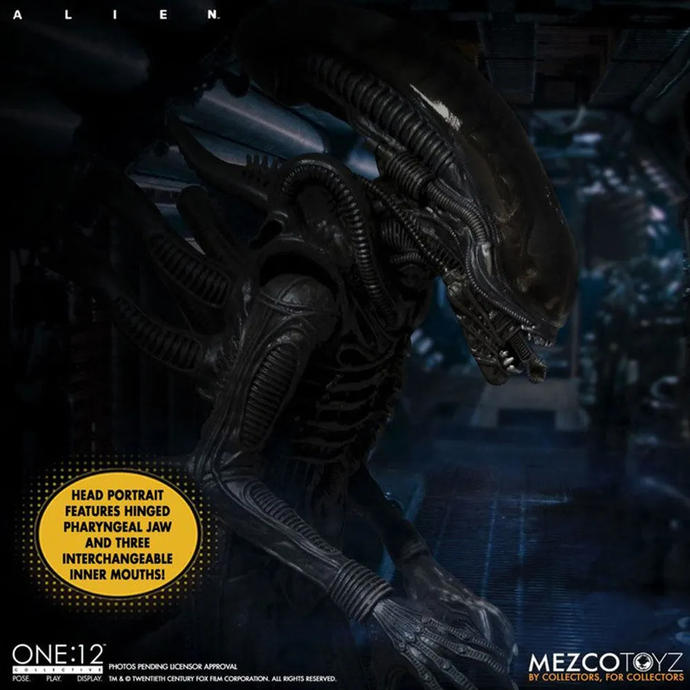 Mezco Toyz Figura Articulada Collective Alien One: 12 Alien By Ridley Scott - Limited Edition