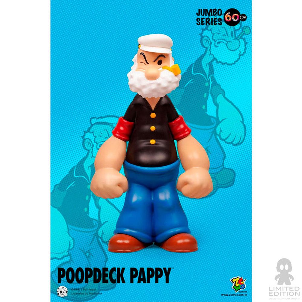 Art Toys Figura Poopdeck Pappy Popeye El Marino By Elzie Crisler Segar - Limited Edition