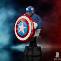 Diamond Select Toys Figura Articulada Captain America Marvel - Limited Edition