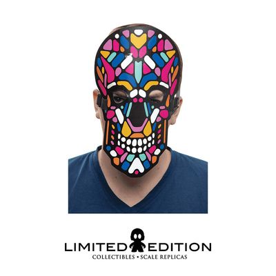 Saldos: Ghoulish Productions Led Rave Mask - Day Of The Dead Rev