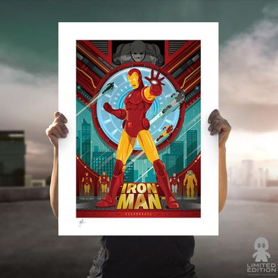 Saldos: Sideshow Art Print Iron Man Mike Mahle - Limited Edition