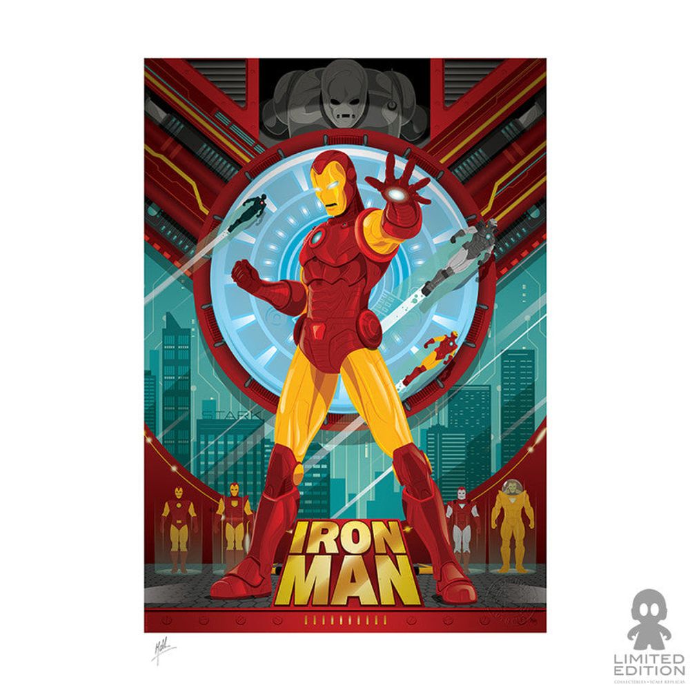 Saldos: Sideshow Art Print Iron Man Mike Mahle - Limited Edition