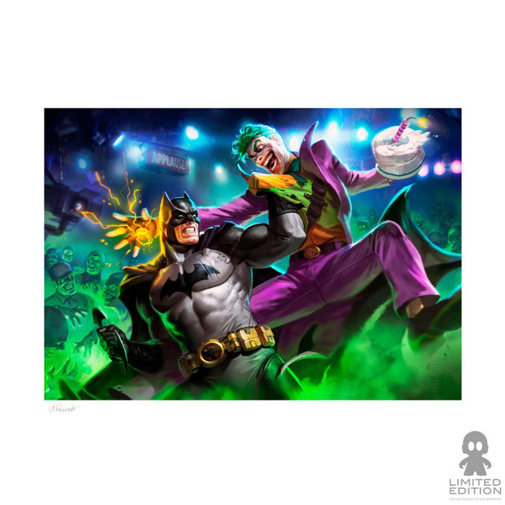 Saldos: Sideshow Art Print Batman Vs The Joker DC - Limited Edition