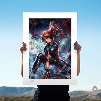 Saldos: Sideshow Art Print Black Widow Ian Macdonald - Limited Edition