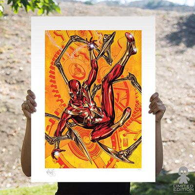 Saldos: Sideshow Art Print Iron Spider Mark Brooks - Limited Edition