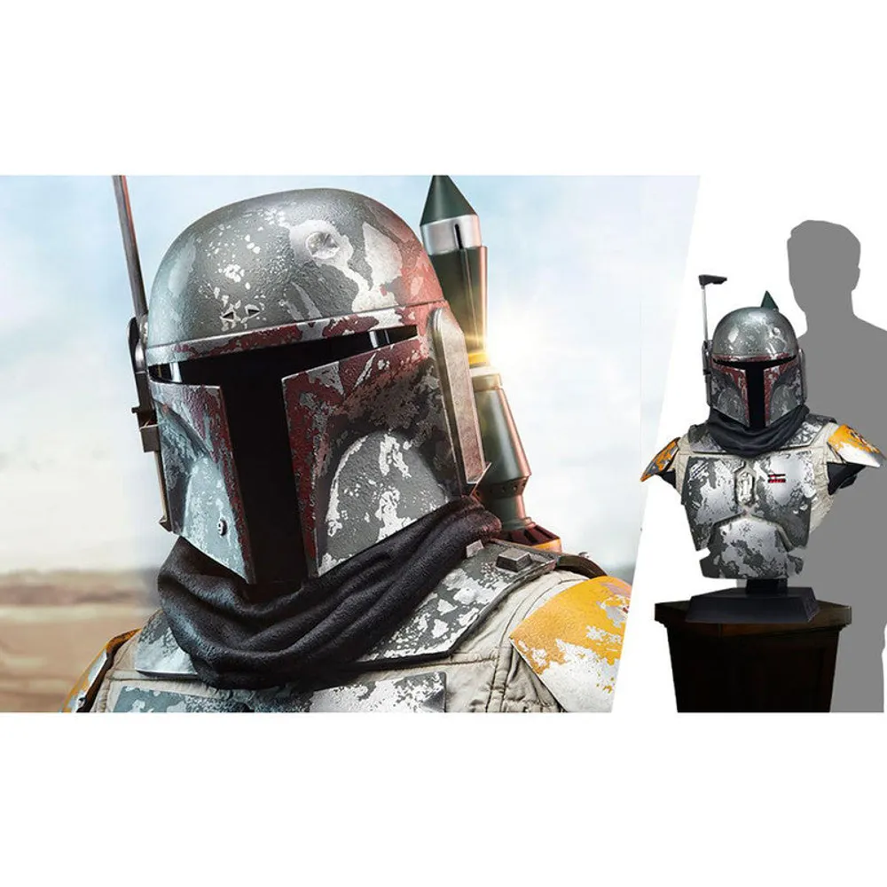 Preventa Sideshow Busto Boba Fett The Mandalorian By Star Wars - Limited Edition