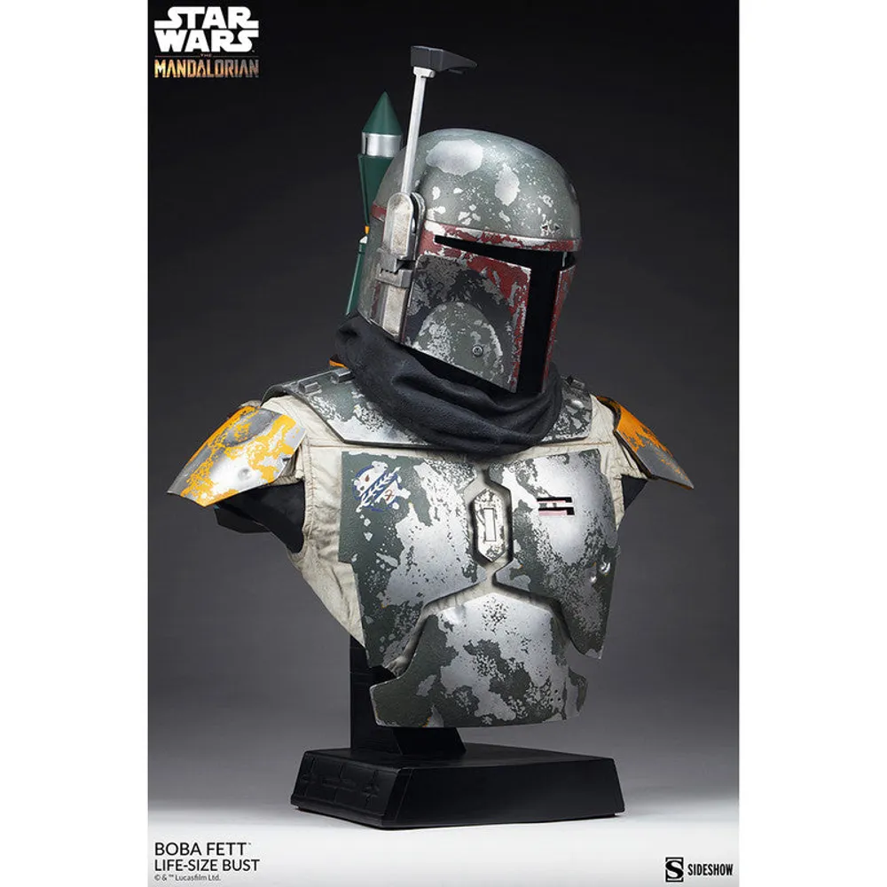 Preventa Sideshow Busto Boba Fett The Mandalorian By Star Wars - Limited Edition