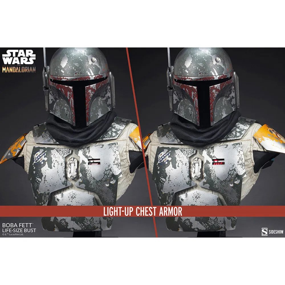 Preventa Sideshow Busto Boba Fett The Mandalorian By Star Wars - Limited Edition