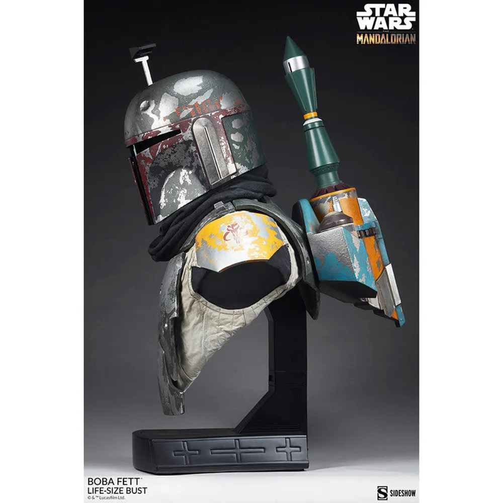 Preventa Sideshow Busto Boba Fett The Mandalorian By Star Wars - Limited Edition