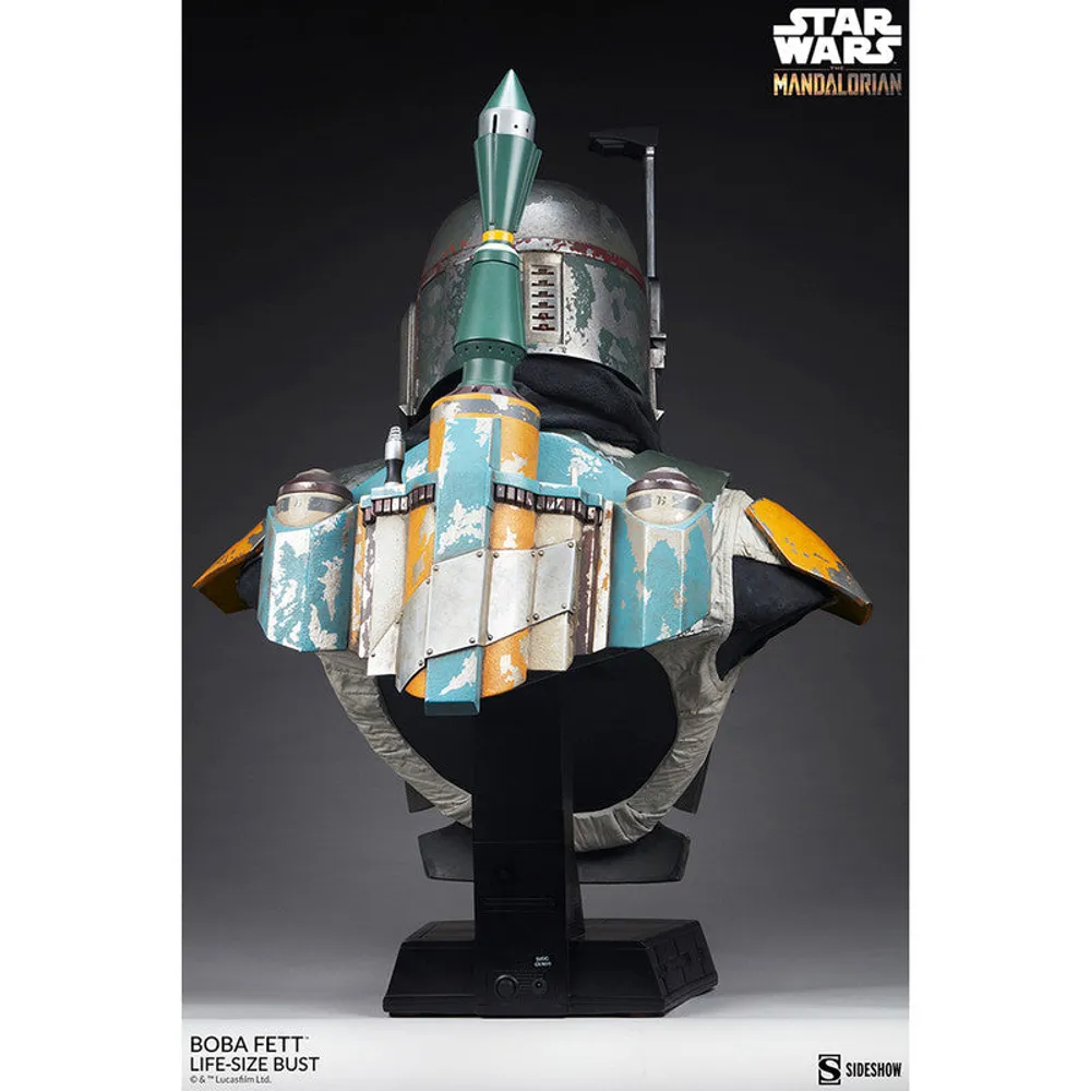 Preventa Sideshow Busto Boba Fett The Mandalorian By Star Wars - Limited Edition