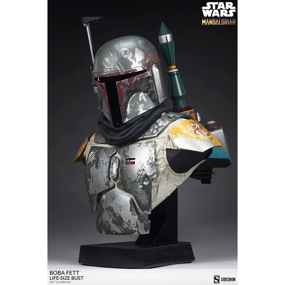 Preventa Sideshow Busto Boba Fett The Mandalorian By Star Wars - Limited Edition