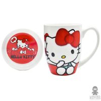 Limited Edition Taza Con Tapa Hello Kitty Sanrio