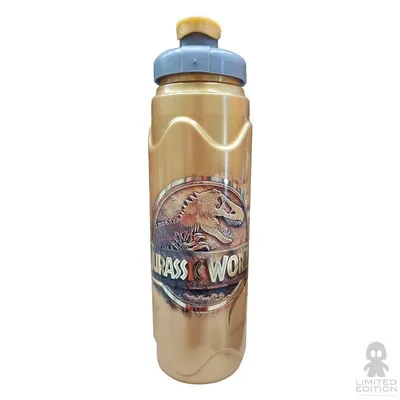 Limited Edition Botella Dorada Logo Jurassic World By Jurassic Park - Limited Edition