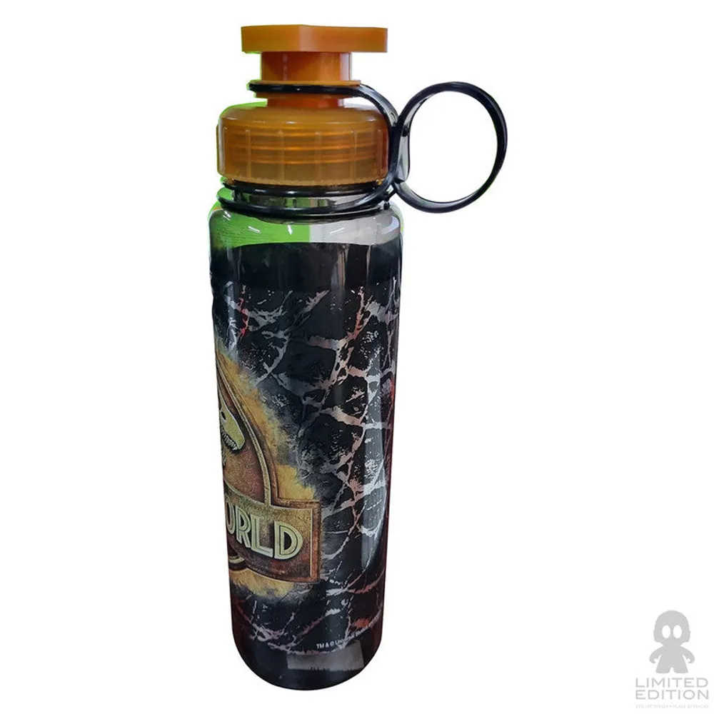 Limited Edition Botella Negra Tapa Dorada Jurassic World By Jurassic Park - Limited Edition