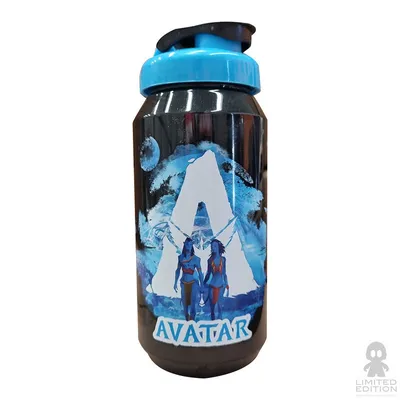 Limited Edition Botella Negra Neytiri & Jake Logo Avatar By James Cameron - Limited Edition