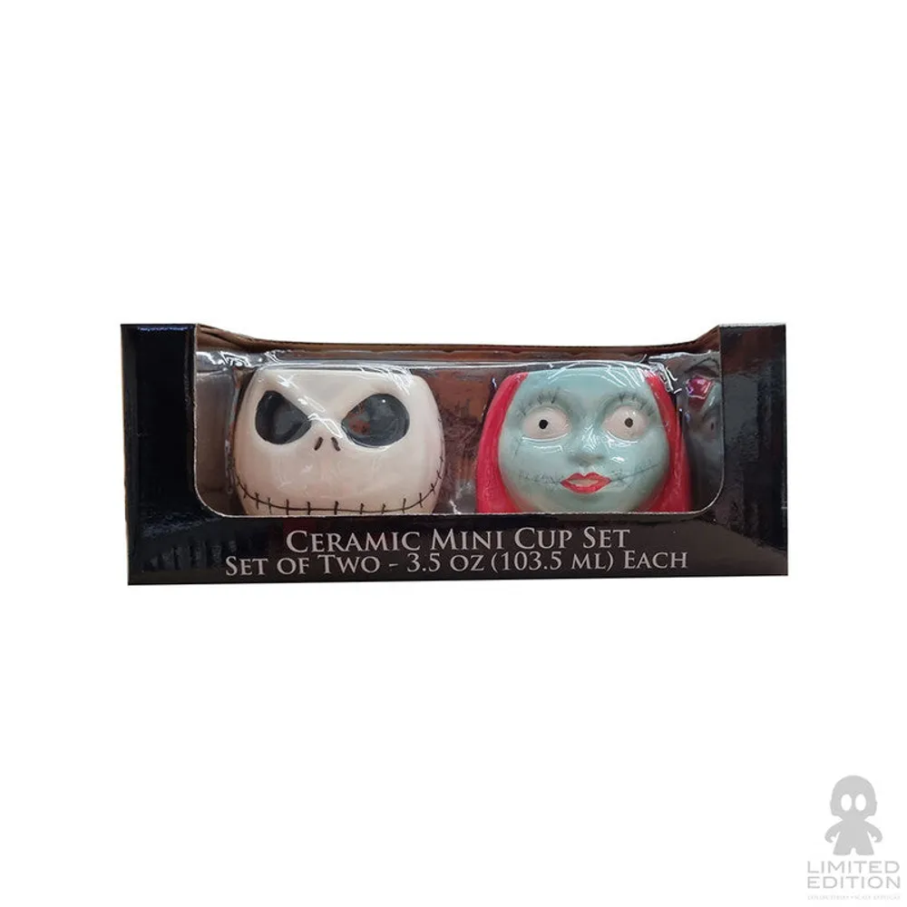 Limited Edition Set Taza 3D Jack Y Sally El Extraño Mundo De Jack By Tim Burton - Limited Edition