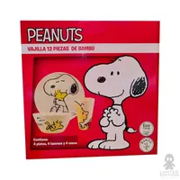 Limited Edition Vajilla De Bambú Peanuts By Charles M. Schulz - Limited Edition