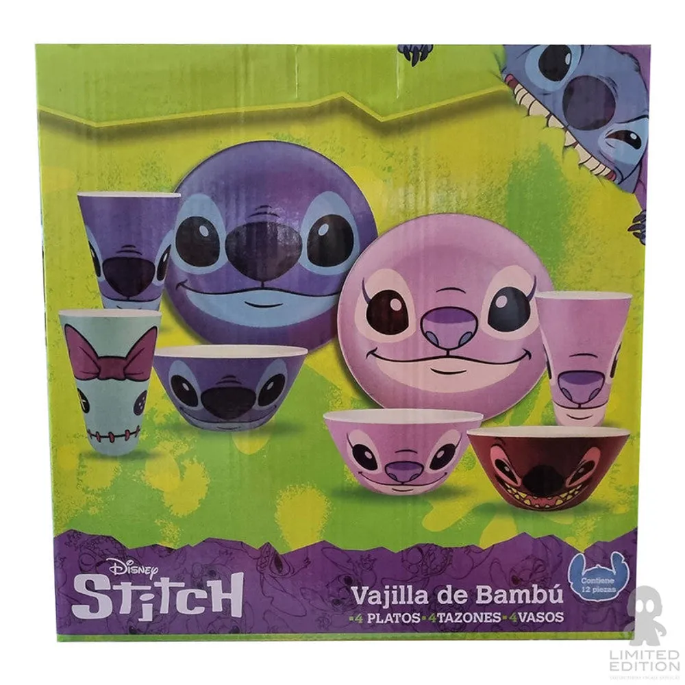 Limited Edition Vajilla De Bambú Lilo & Stitch By Disney - Limited Edition