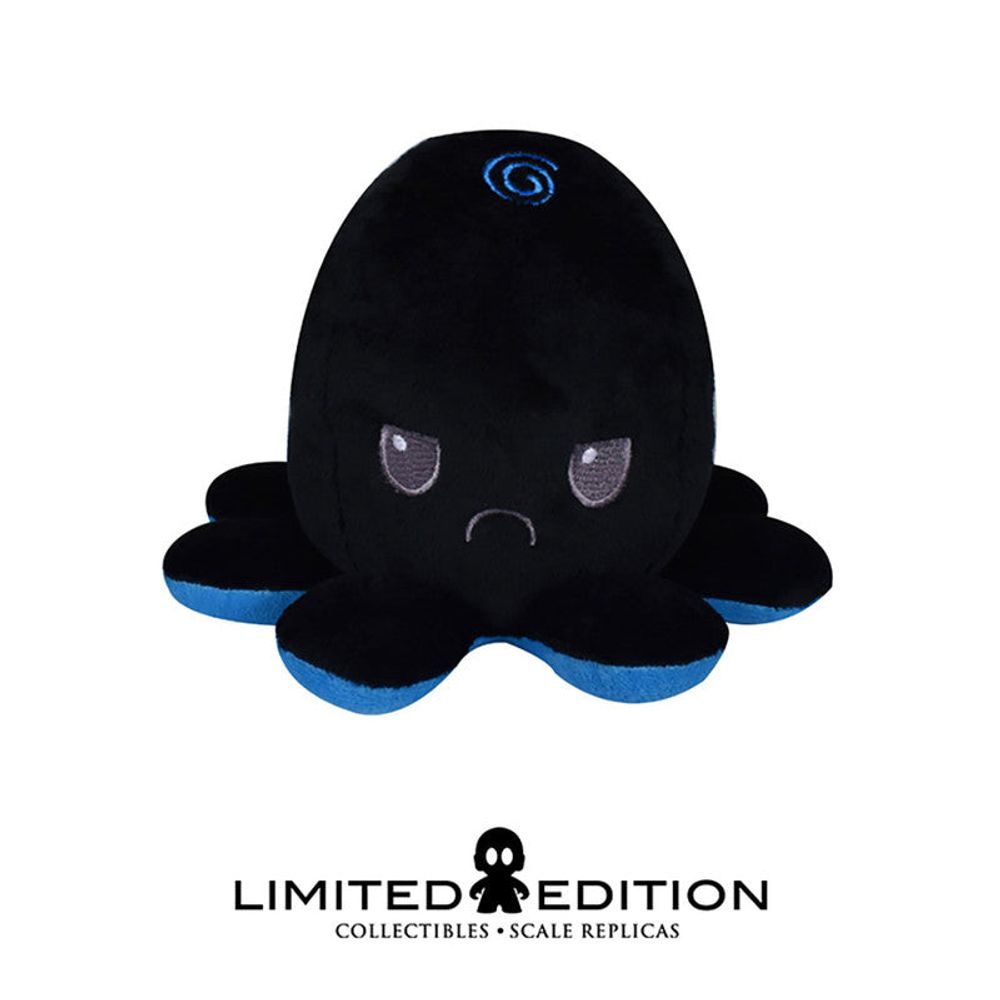 Limited Edition Peluche Peluche Pulpo Negro Azul Grande