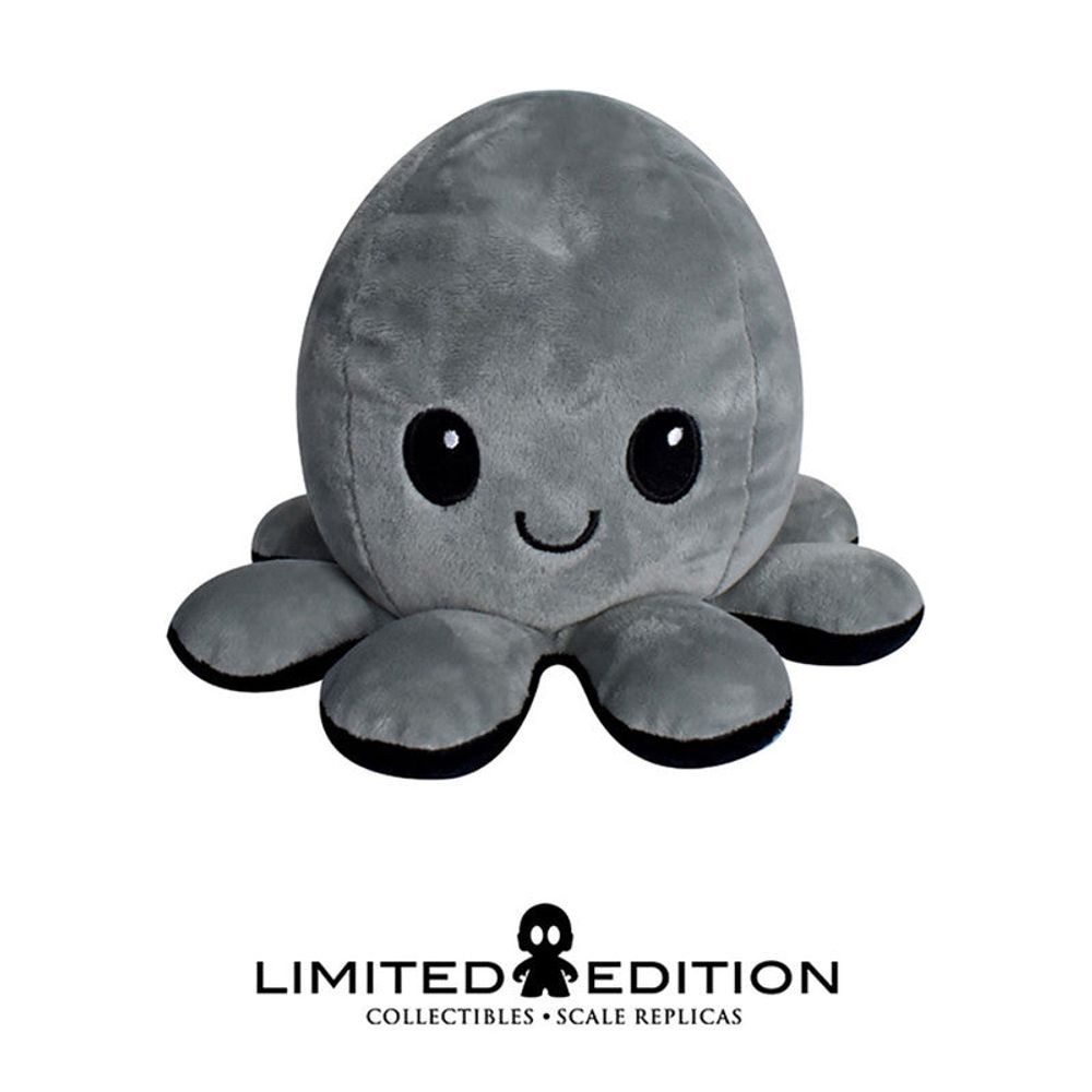 Limited Edition Peluche Peluche Pulpo Negro Gris Chico