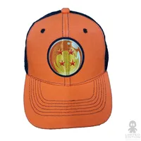 Limited Edition Gorra Naranja Con Negro Esfera 4 Estrellas Dragon Ball By Akira Toriyama - Limited Edition