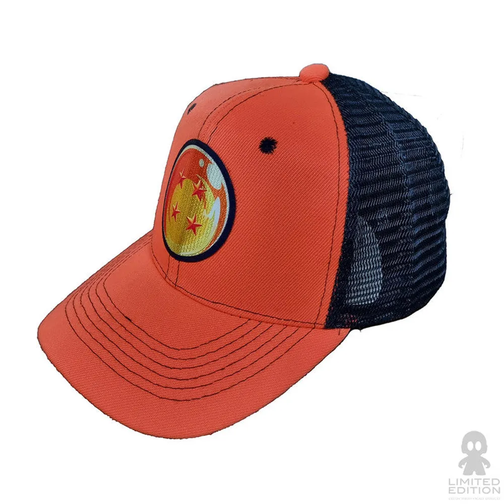 Limited Edition Gorra Naranja Con Negro Esfera 4 Estrellas Dragon Ball By Akira Toriyama - Limited Edition