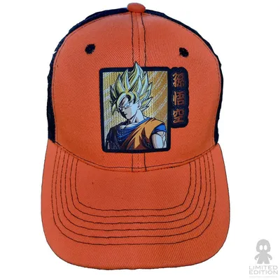 Limited Edition Gorra Naranja Con Negro Goku Ssj 2 Dragon Ball By Akira Toriyama - Limited Edition