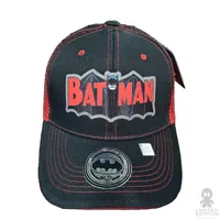 Limited Edition Gorra Negra Con Degradado Rojo Logo Serie 1966 Batman By Dc - Limited Edition