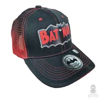 Limited Edition Gorra Negra Con Degradado Rojo Logo Serie 1966 Batman By Dc - Limited Edition