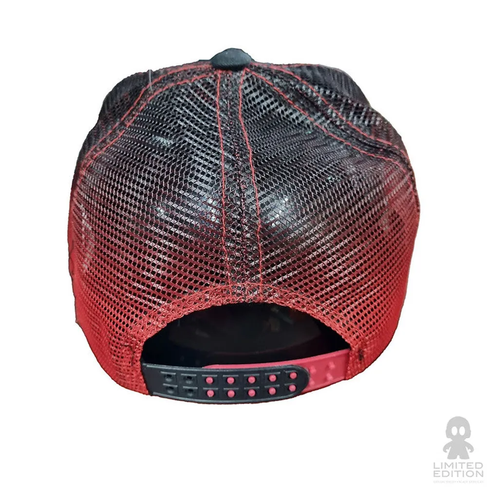 Limited Edition Gorra Negra Con Degradado Rojo Logo Serie 1966 Batman By Dc - Limited Edition