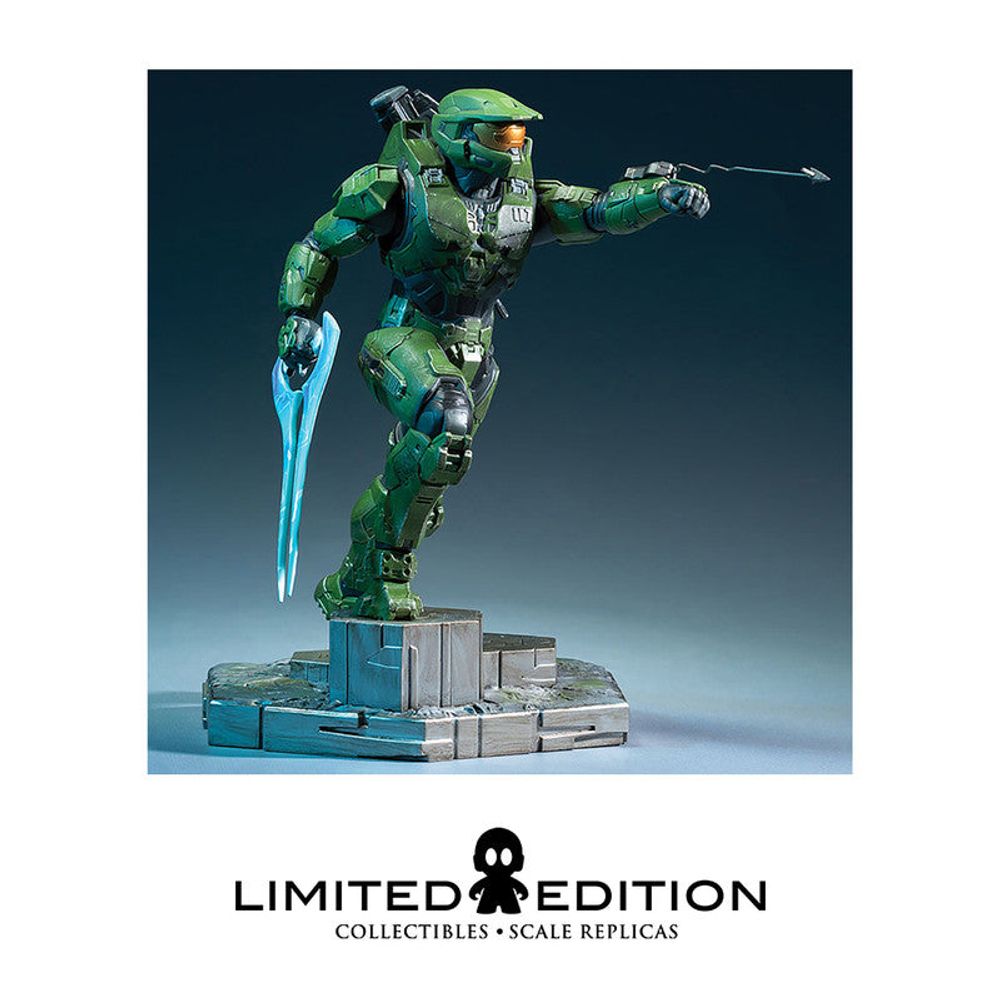 Dark Horse Estatuilla Master Chief With Grappleshot Halo By Bungie - Limited Edition