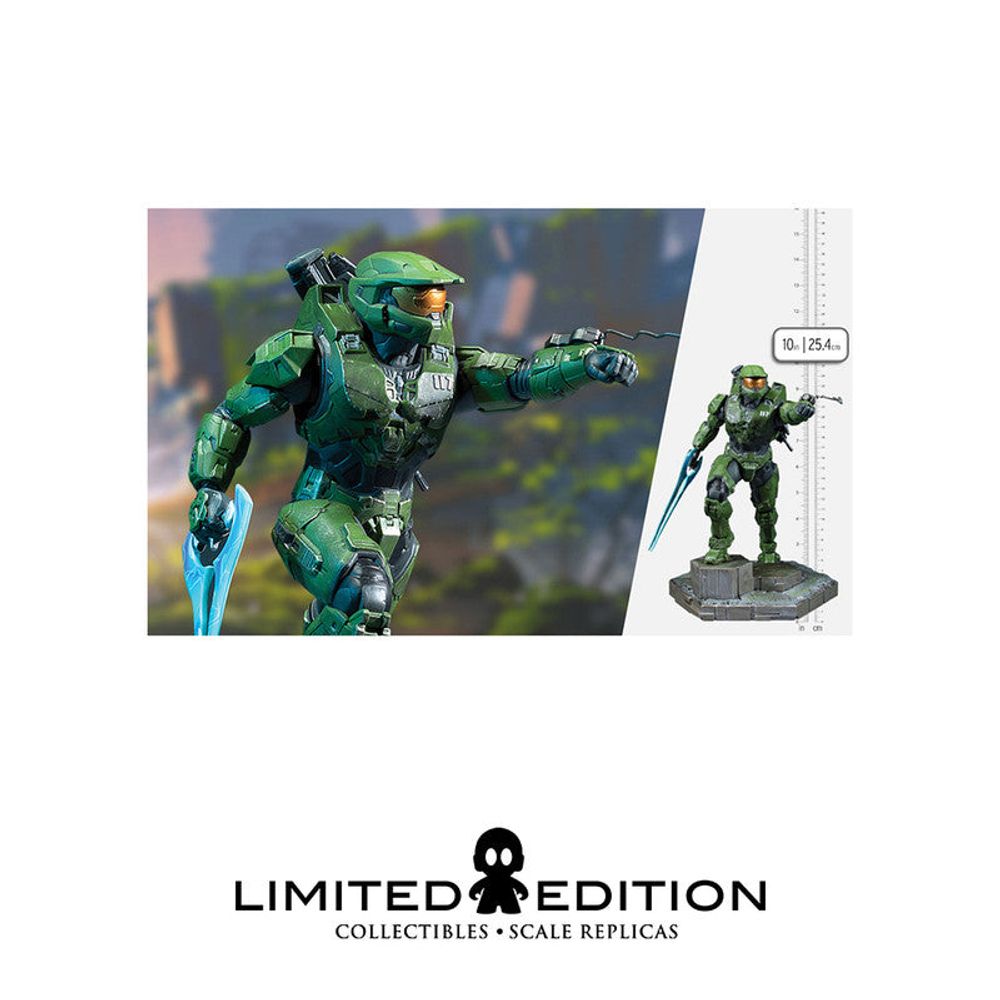 Dark Horse Estatuilla Master Chief With Grappleshot Halo By Bungie - Limited Edition