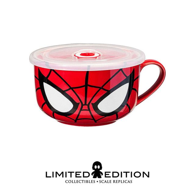 Taza de café Spiderman Jumbo 20 oz logotipo rojo de Marvel NUEVA taza  Spider Man RARA