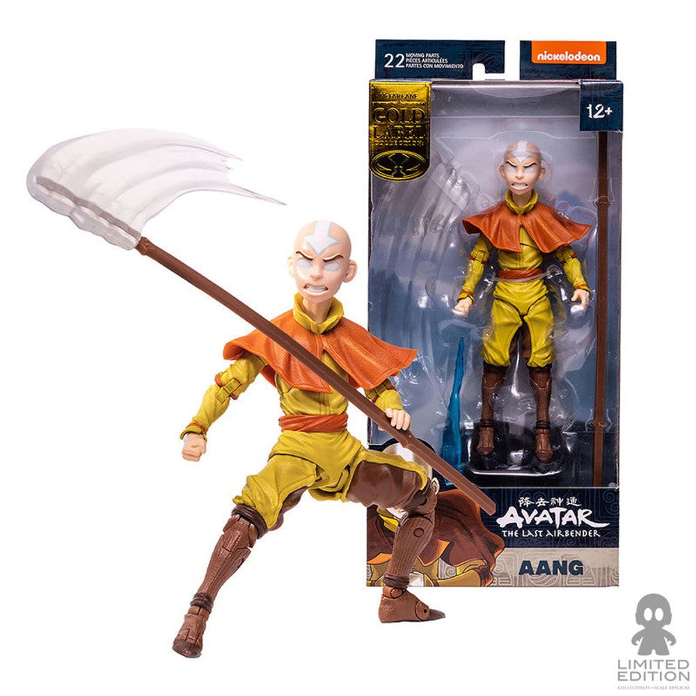 Mcfarlane Toys Figura Articulada Aang 7 Pulg Nickelodeon Avatar - Limited Edition