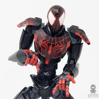 Mondo Figura Articulada Spider-Man Mecha Miles Morales Marvel