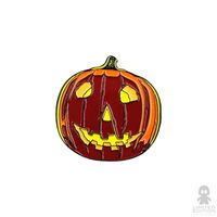 Trick Or Treat Studios Figura Pumpkin Enamel Halloween By John Carpenter - Limited Edition