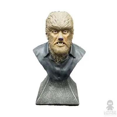 Trick Or Treat Studios Mini Busto The Wolfman Monsters By Universal Studios - Limited Edition