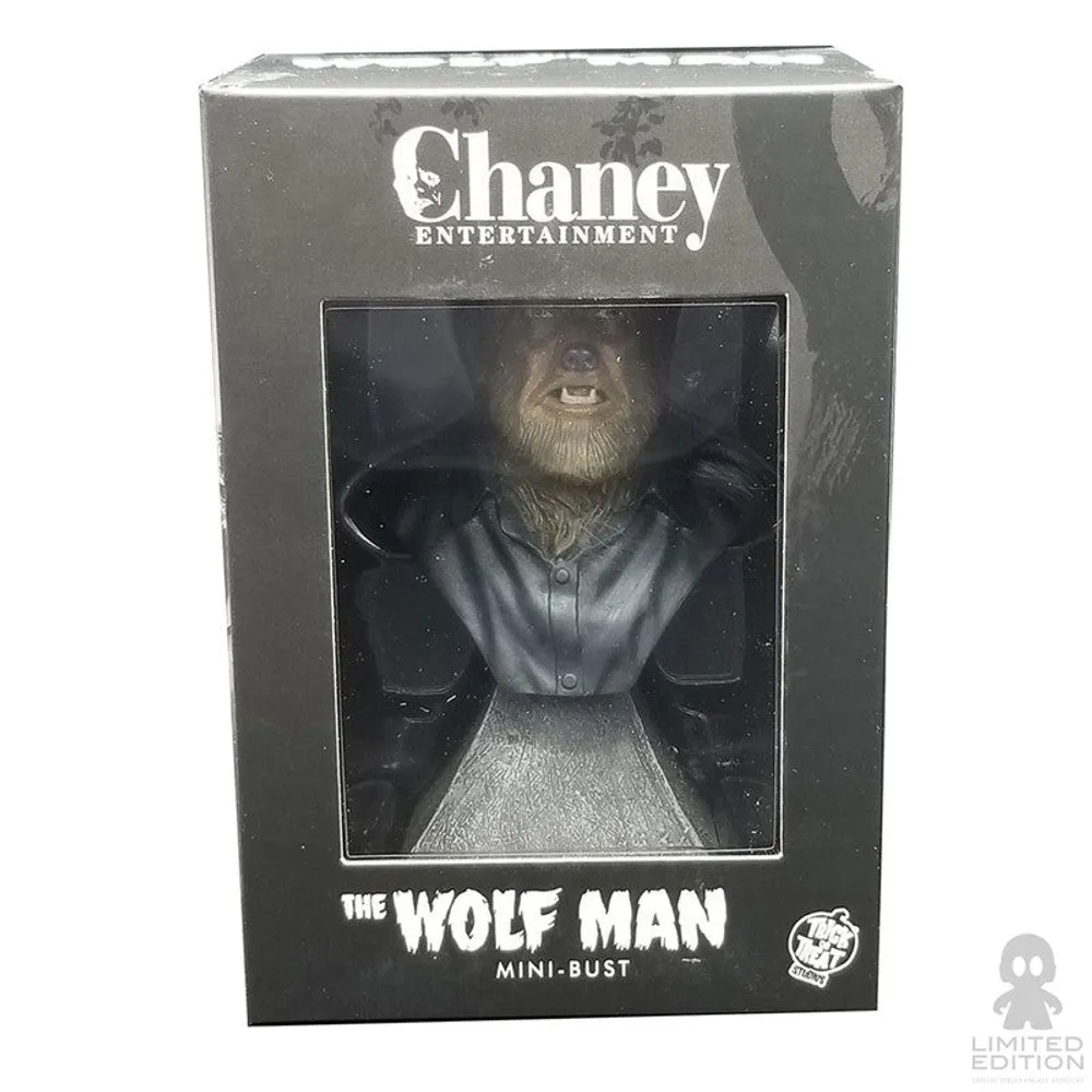 Trick Or Treat Studios Mini Busto The Wolfman Monsters By Universal Studios - Limited Edition